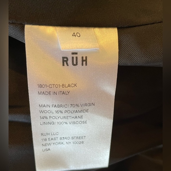 RŪH Faux Leather Trench Size EU 40 / US 10 or Medium - Picture 9 of 9